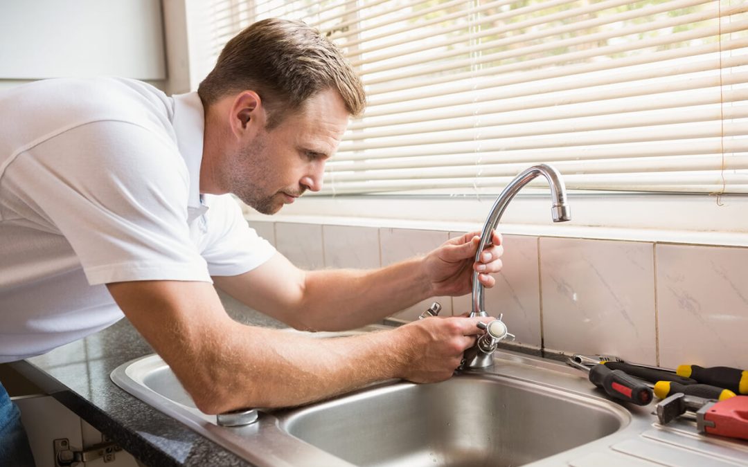 Switching out a faucet is one of the easier DIY plumbing fixes.
